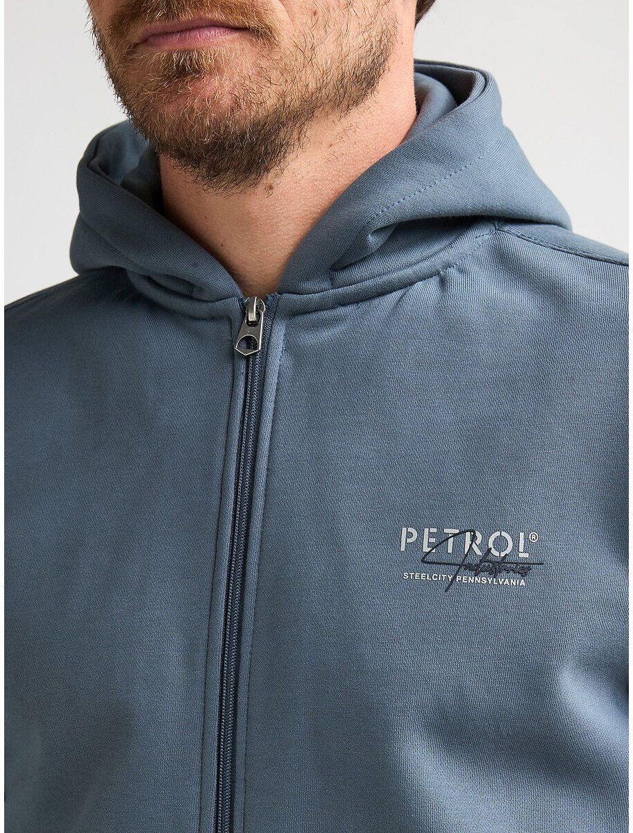 PETROL INDUSTRIES Sweat zippé à capuche