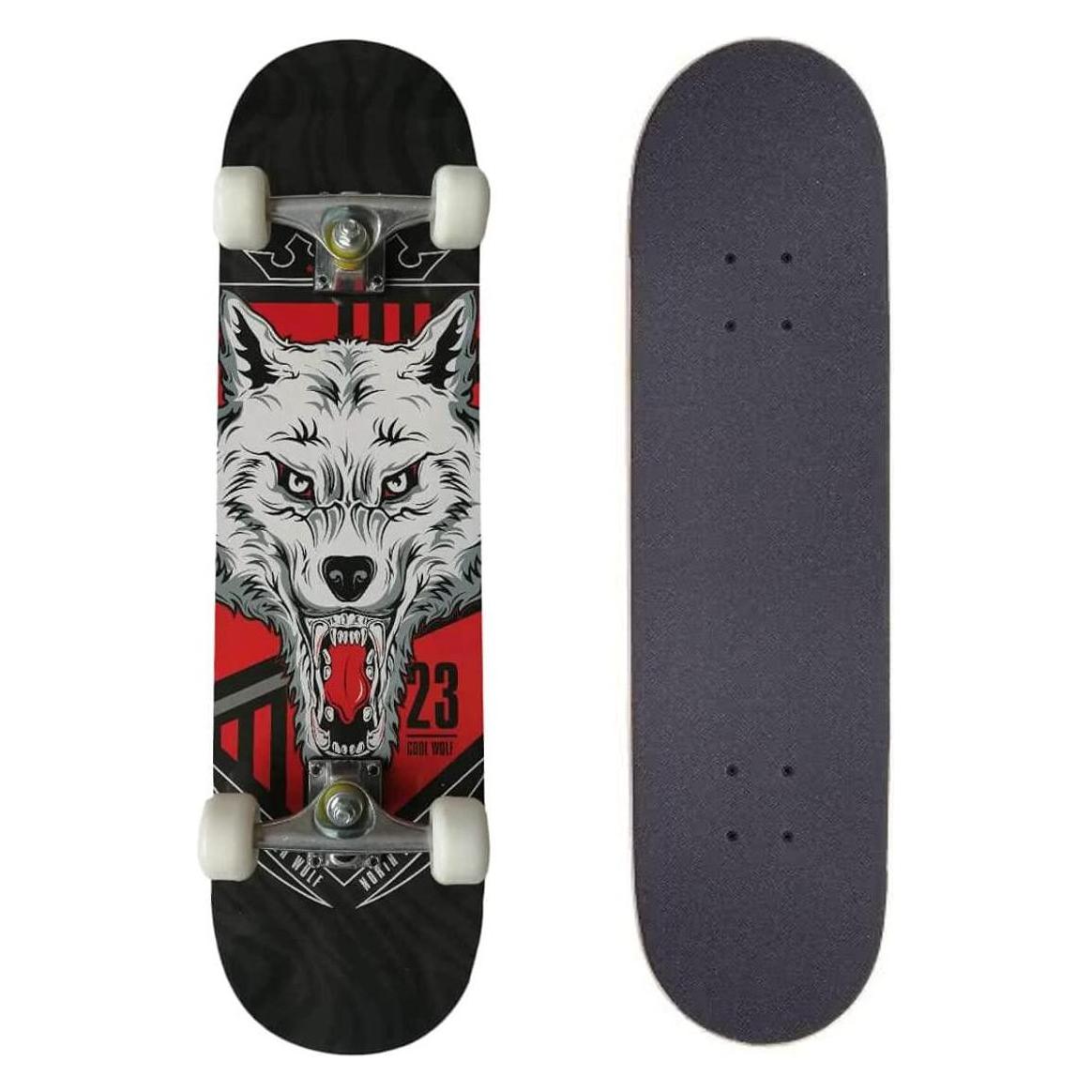 Master Skateboard Skateboard Extreme Board - Wolf (30.71") (MAS-B094-1)