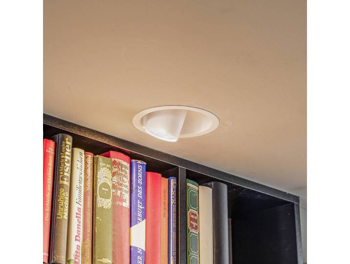 Einbaustrahler Dot, verstellbar, weiß Dot Nowodvorski Lighting, dimmbar, weiß / opal, für Wohn- / Esszimmer, Metall, Modern, Einbauleuchte