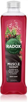 Radox Men Muscle Therapy espuma de banho Black Pepper & Ginseng 500 ml. Men Muscle Therapy
