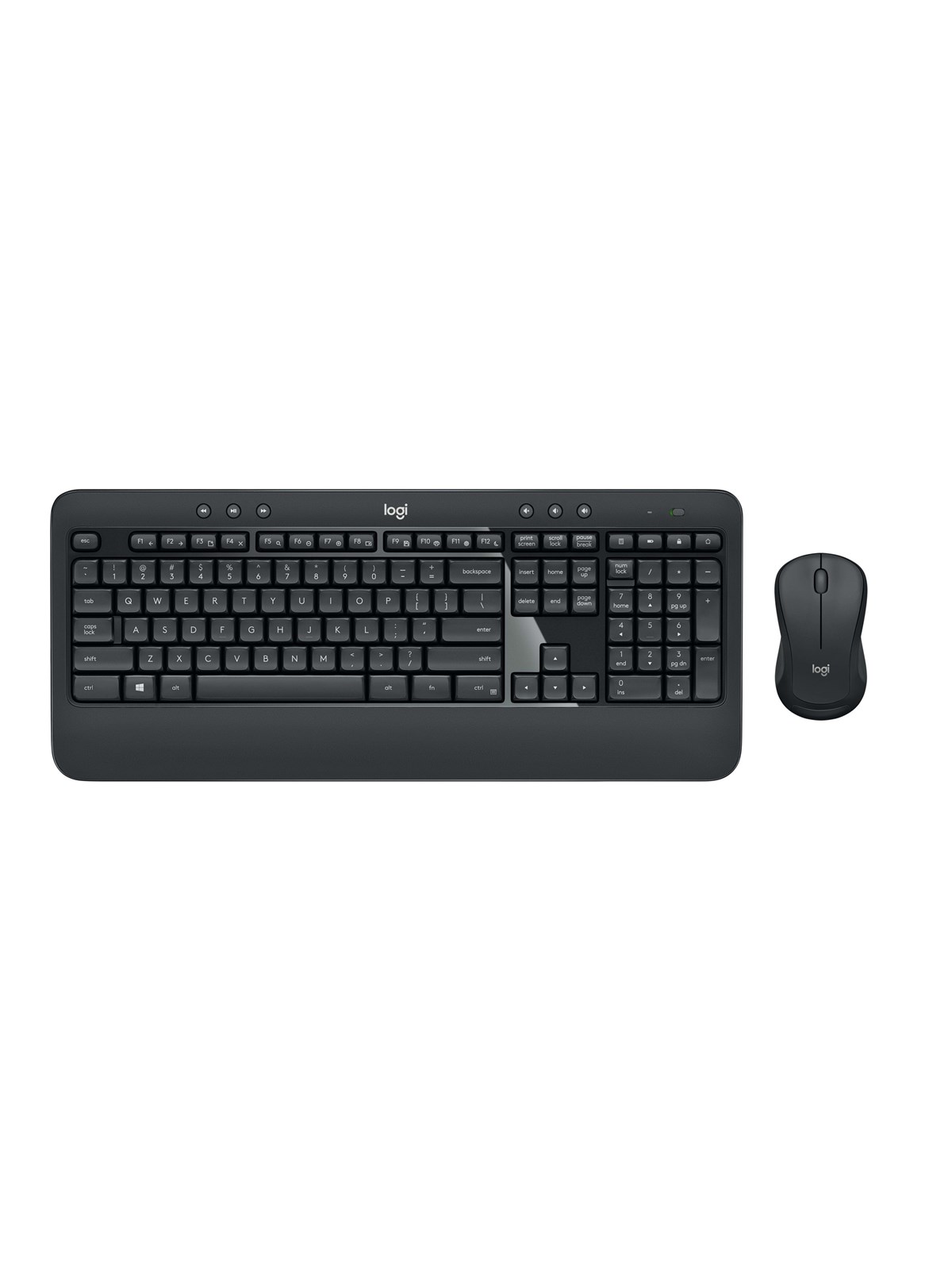 Logitech MK540 Advanded Wireless Combo - UK - Tastatur & Maus Set - Englisch - Schwarz