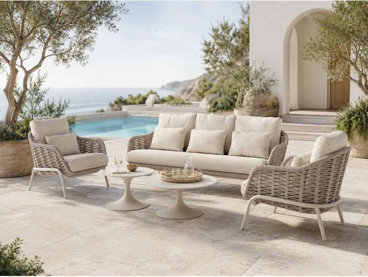 Suns Casto Sofa-Set 5-tlg. Aluminium/Rope inkl. Sitz-und
