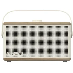 Pure Classic Aura (30 h), Bluetooth Lautsprecher, Beige, Weiss