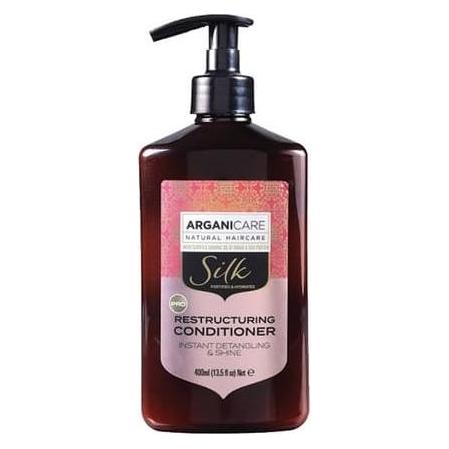 Arganicare Silk Restructuring Conditioner odżywka rozplątująca włosy z jedwabiem 400ml (400 ml) (0000107583)
