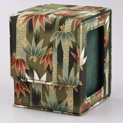 Daily Deals Depot Trading Card Deck Box Case, Carrying Organizer Holder For MTG, TCG, Commander, Board Games, Collectible Card Storages bamboo