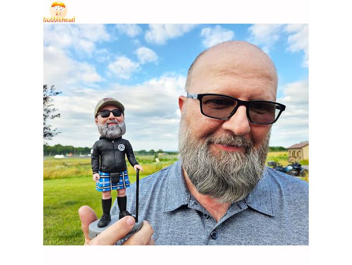 Chiffres Bobblehead personnalisés, personnalisés, basés sur votre photo, cadeau au beurre Bobblehead personnalisé pour la famille et les amis