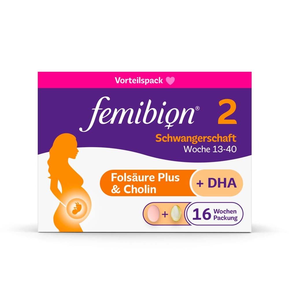 Femibion 2 Schwangerschaft Kombipackung 112+112 St