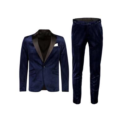 Anzug LINDBERGH "Anzug Relaxed Fit", Herren, Gr. 50, Normalgrößen, blau (dk blau), Obermaterial: 100% Polyester. Futter: 100% Polyester, unifarben, Anzüge