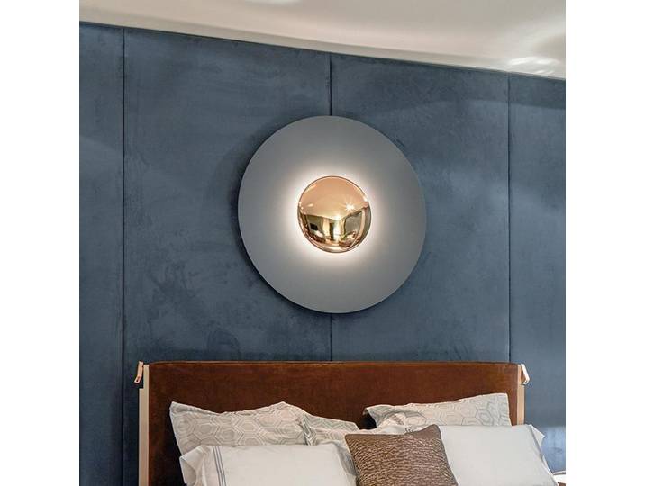 Applique murale circulaire moderne de styliste, éclairage UFO créatif pour chambre à coucher, chevet, salon, décoration murale de personnalité