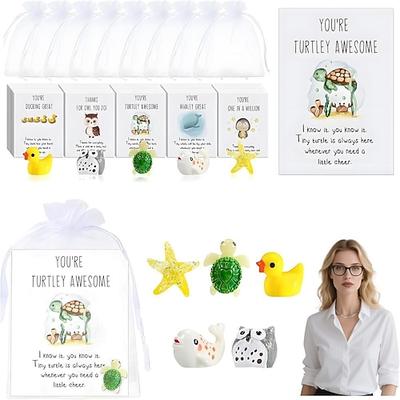 Weihnachtsgeschenke zur Mitarbeiteranerkennung in großen Mengen für Kollegen: Lustige Weihnachtsgeschenke, Harztiere mit Wortspiel, inspirierende Grußkarten, Dankeschön-Geschenk für Teammitglieder und