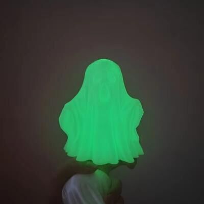 Inspired Finds Dog Head Tow Hitch Ball Cover 50mm Universal Trailer Ball Protector Cap glow in the dark Ghost