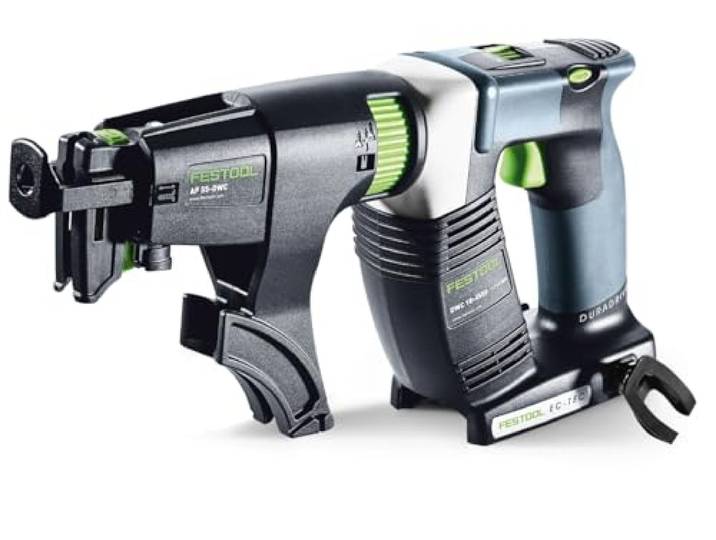 Festool Visseuse Plaquiste sans fil DURADRIVE DWC 18-4500 Basic Visseuse cloison sèche 18 V - moteur EC-TEC brushless - chargeur de vis automatique - Systainer inclus