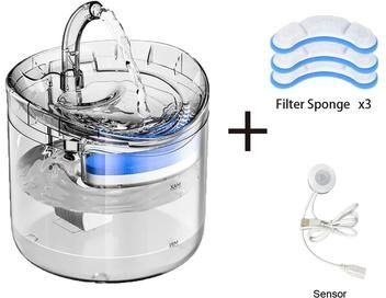 Inspire Select Automatic Pet Water Fountain USB Powered Cat & Dog Drinking Fountain With Activated Carbon Filter & Motion Sensor e