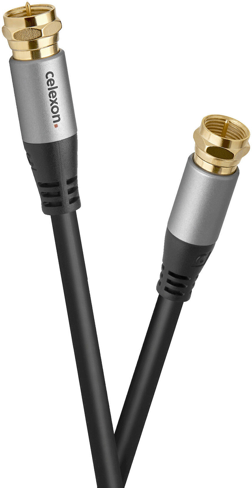 Celexon F-Stecker Sat Antennenkabel 1,0m - Professional Line