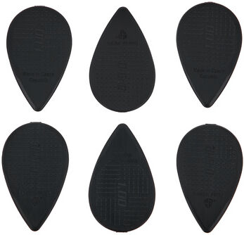 D-Grip Picks Balkan Form Nylon Black 1,00 Schwarz