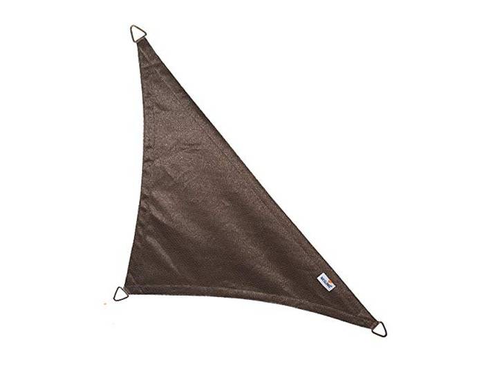 nesling Coolfit Sonnensegel (Dreieck 90° 4,0m x 4,0m x 5,7m, Anthrazit) Sonnenschutz, Wasser und Wind durchlässig, UV-beständig