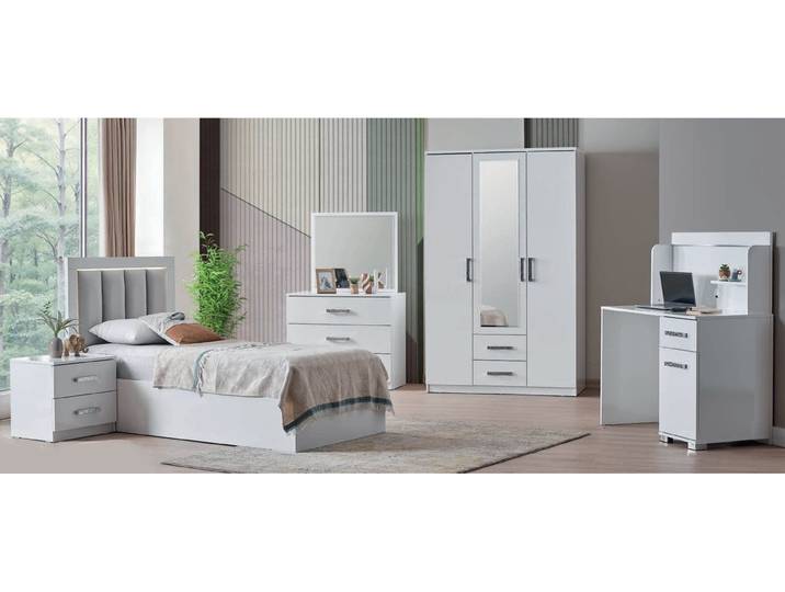 JVmoebel Babymöbel-Set Modernes 5-teiliges Jugendzimmer-Set für stilvolles Wohnen, (5-tlg), Made in Europa