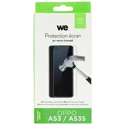 We-Vibe WE Verre trempé OPPO A53 / A53S: Protection écran - anti-rayures - anti-bulles d (Oppo A53, Oppo A53s), Smartphone Schutzfolie