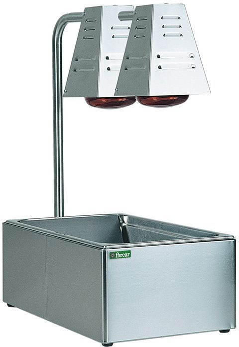 Forcar Lampade a Infrarossi con Contenitore GN 1/1 60 x 33 cm