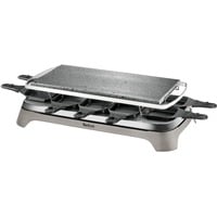 Raclette-Grill Pierrade PR457B grau/schwarz, 1.350 Watt, für 10 Personen