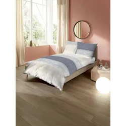 kaeppel Bettwäsche Feinbiber Nordic taube 155x220 cm + 80x80 cm