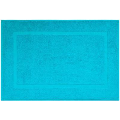 Badematte DYCKHOFF "Kristall" Gr. 20, blau (türkis), H:2mm, Baumwolle, Badematten, Badematte, 2er Set Hotelmatte