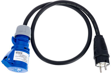 Stairville Adapt Eu Plug - CEE Blue 1,0m