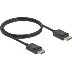 DELOCK 80491 - DisplayPort 2.1 Kabel, 16K 60 Hz / 4K 240Hz, 1,0 m
