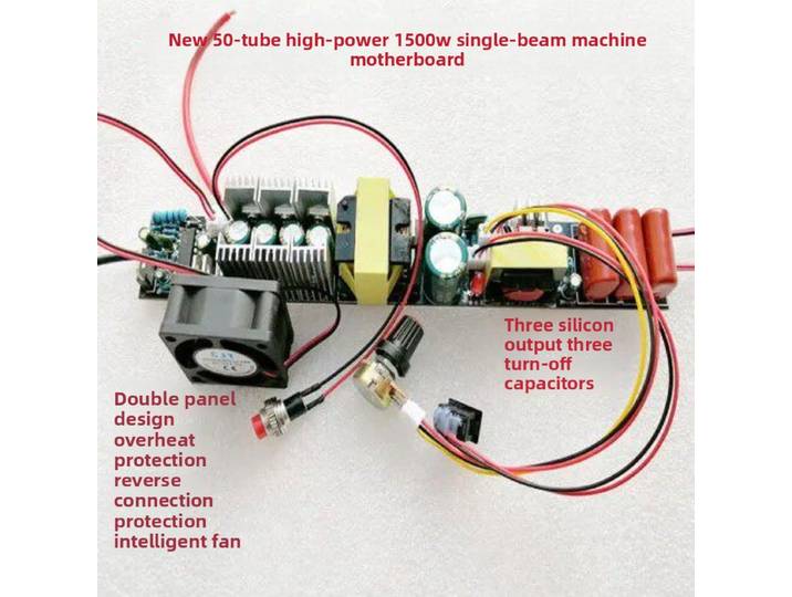 Carte mère monopolaire 1500W à 50 tubes, carte mère intégrée, carte mère micro-strip, carte PCB
