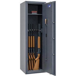 Müller-Safe Waffenschrank WSL1-5/9, Fachboden, für 9 Langwaffen, Elektronikschloss, Klasse 1