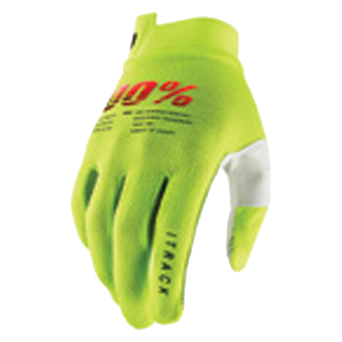 100% Handschuhe iTrack fluo gelb XXL (XXL) (10008-00014)