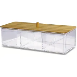 Natura Punto, Badaufbewahrung, Cosmetic organizer with bamboo