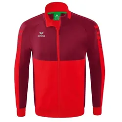 Erima Six Wings Worker Jacke Kinder - rot/bordeaux - 128