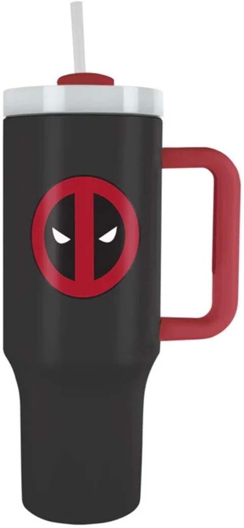 Pyramid Botella XL con pajita Deadpool Marvel.