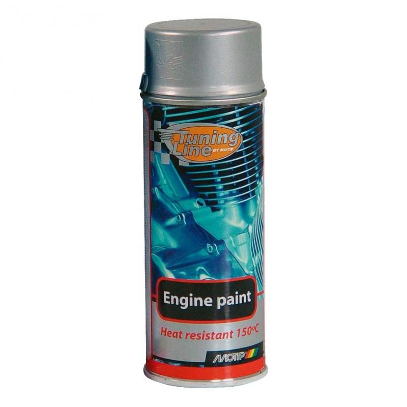 Bombe peinture moteur Aluminium Motip 400 ml M04093
