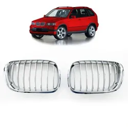 Kühlergrill / Sportgrill chrom passend für BMW X5 E53 99-03