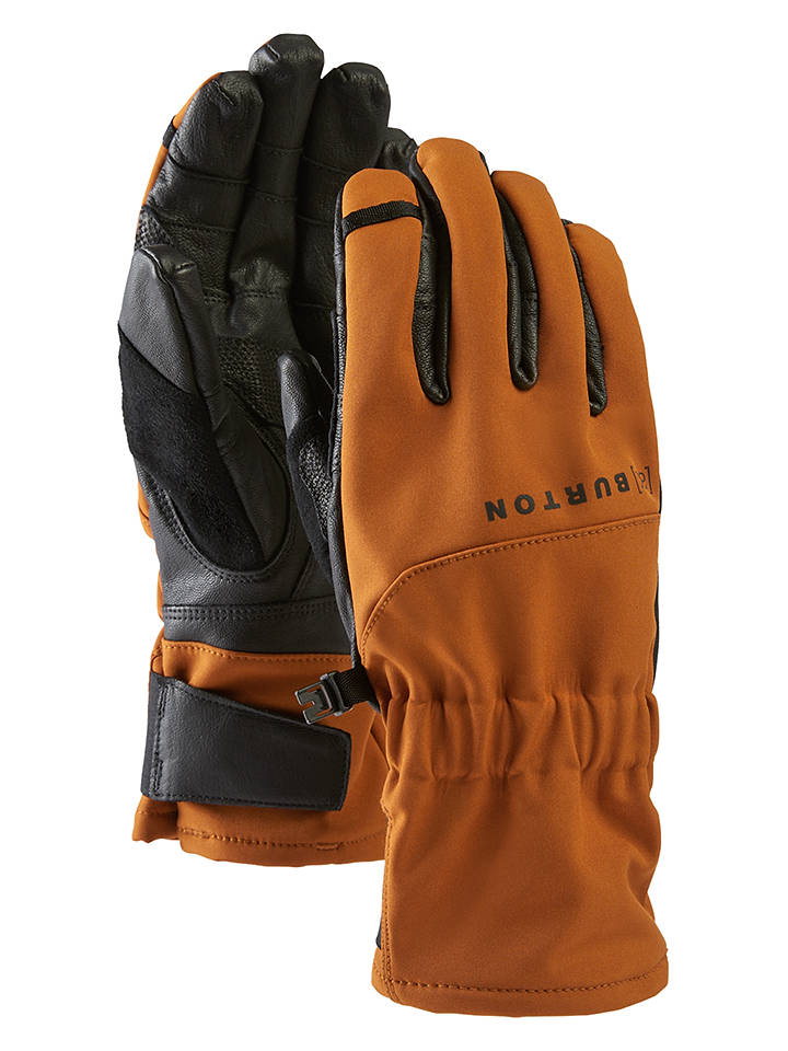 Burton Ski-/ Snowboardhandschuhe "[ak] Tech" in Schwarz/ Hellbraun - L