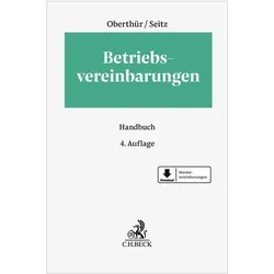 Betriebsvereinbarungen, Fachbücher von Stefan Seitz, Nathalie Oberthür