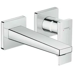 hansgrohe, Duscharmatur + Badewannenarmatur, Metropol Chrom