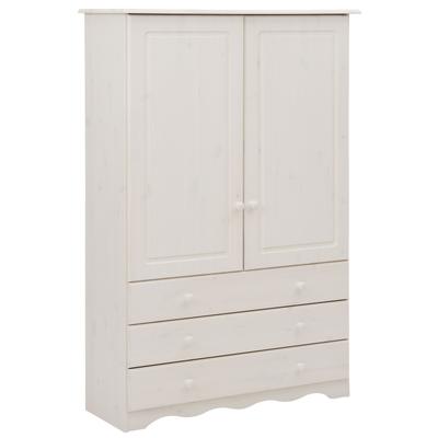 Wäscheschrank HOME AFFAIRE "Minik", weiß, B:95cm H:140cm T:35cm, Massivholz, Schränke, aus schönem massivem Kiefernholz, in unterschiedlichen Farbvarianten