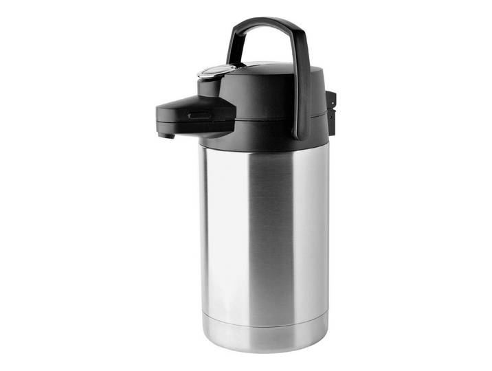 Helios Geschirr-Set Pumpkanne Coffeestation 8257 2,5l edelstahl/schwarz