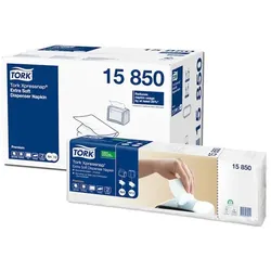 Tork Xpressnap Spenderservietten 15850 extra soft weiß 16,5 x 21,3 cm, 8 x 1000 Stück Karton, 2-lagig