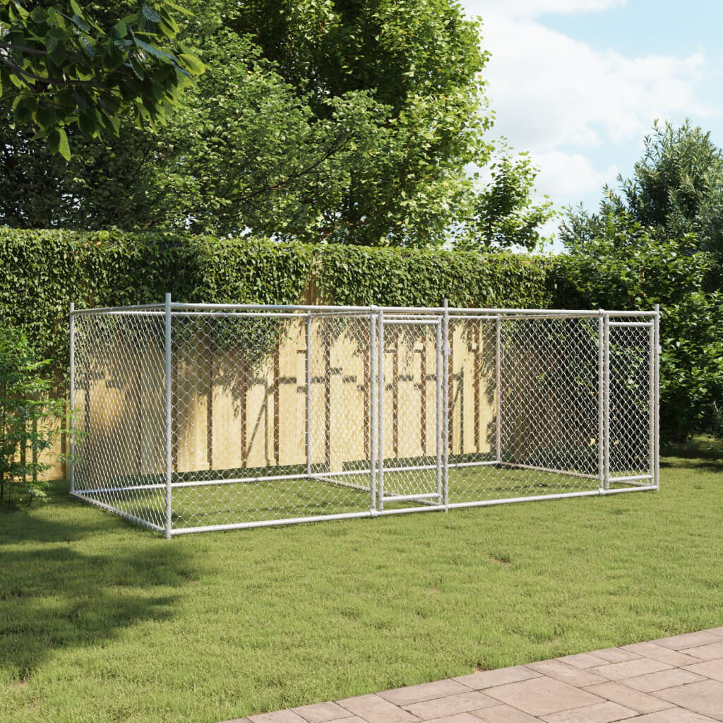 Archie & Oscar Arianna 150cm H Metal Yard Kennel White