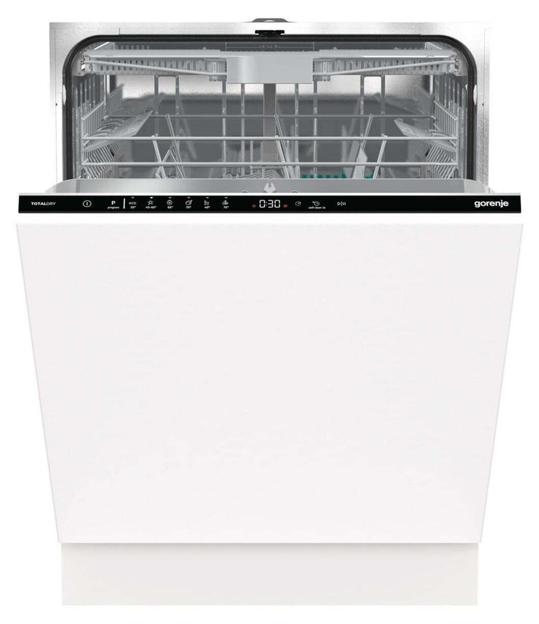 Gorenje GV643D90 vollintegrierter Geschirrspüler 60 cm, Voll integriert, Standardgröße (60 cm), Schwarz, Schwarz, Touchsteuerung, kalt, Heiß