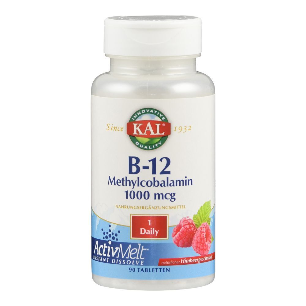 Methylcobalamin Vit.B12 1000 µg ActivMelt KAL Lut. 90 St Lutschtabletten