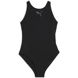 Damenbadeanzug Puma Raceback Swimsuit Größe: L /  schwarz