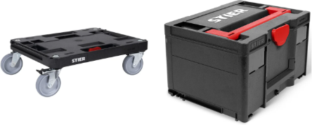 Set STIER Rollbrett RB Black +Systainer³ III Black Edition
