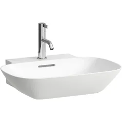 Laufen, Waschbecken, INO Waschtisch, 1 Hahnloch, mit Überlauf, 560x450mm (450 mm, 560 mm)