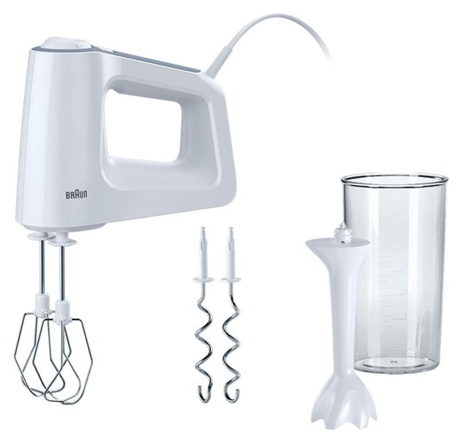 Braun Handmixer Multimix 3 HM 3105, wit