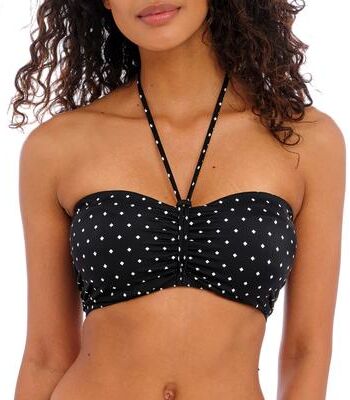 Jewel Cove Underwire Padded Bandeau by Freya in Black (Size 34 C)